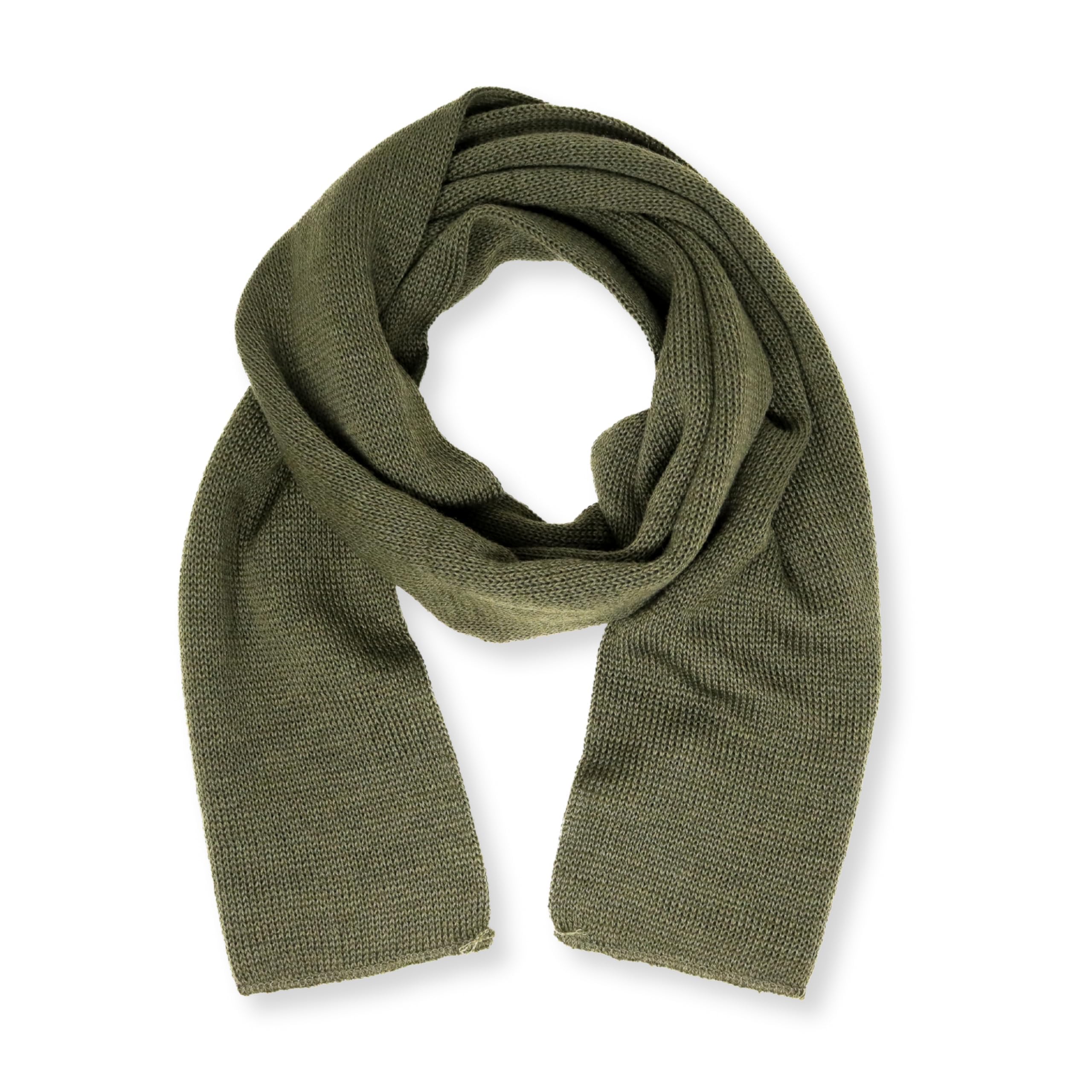 M MCGUIRE GEAR Genuine US Army Military GI 100% Wool Warm Winter Scarf, Made in USA