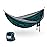 ENO DoubleNest Hammock - Lightweight, Portable, 1 to 2 Person Hammock - for Camping, Hiking, Backpacking, Travel, a Festival, or The Beach - Mountains to Sea/Grey