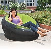 Vista 2 de Silla inflable Intex Empire, de 44" x 43" x 27," verde
