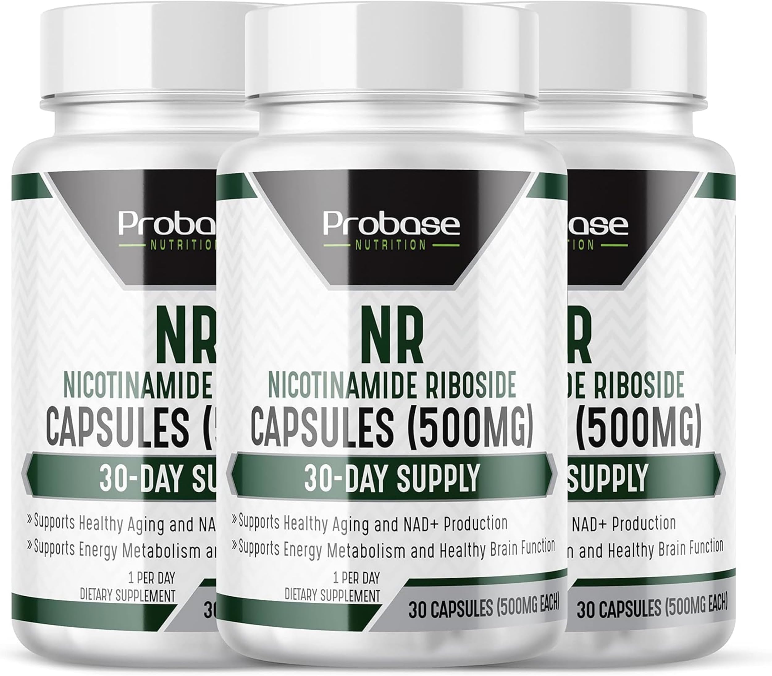 NMN Alternative NAD+ Alternative Capsules - Nicotinamide Riboside Supplement for Vitality and Anti-Aging Support (3 Pack)