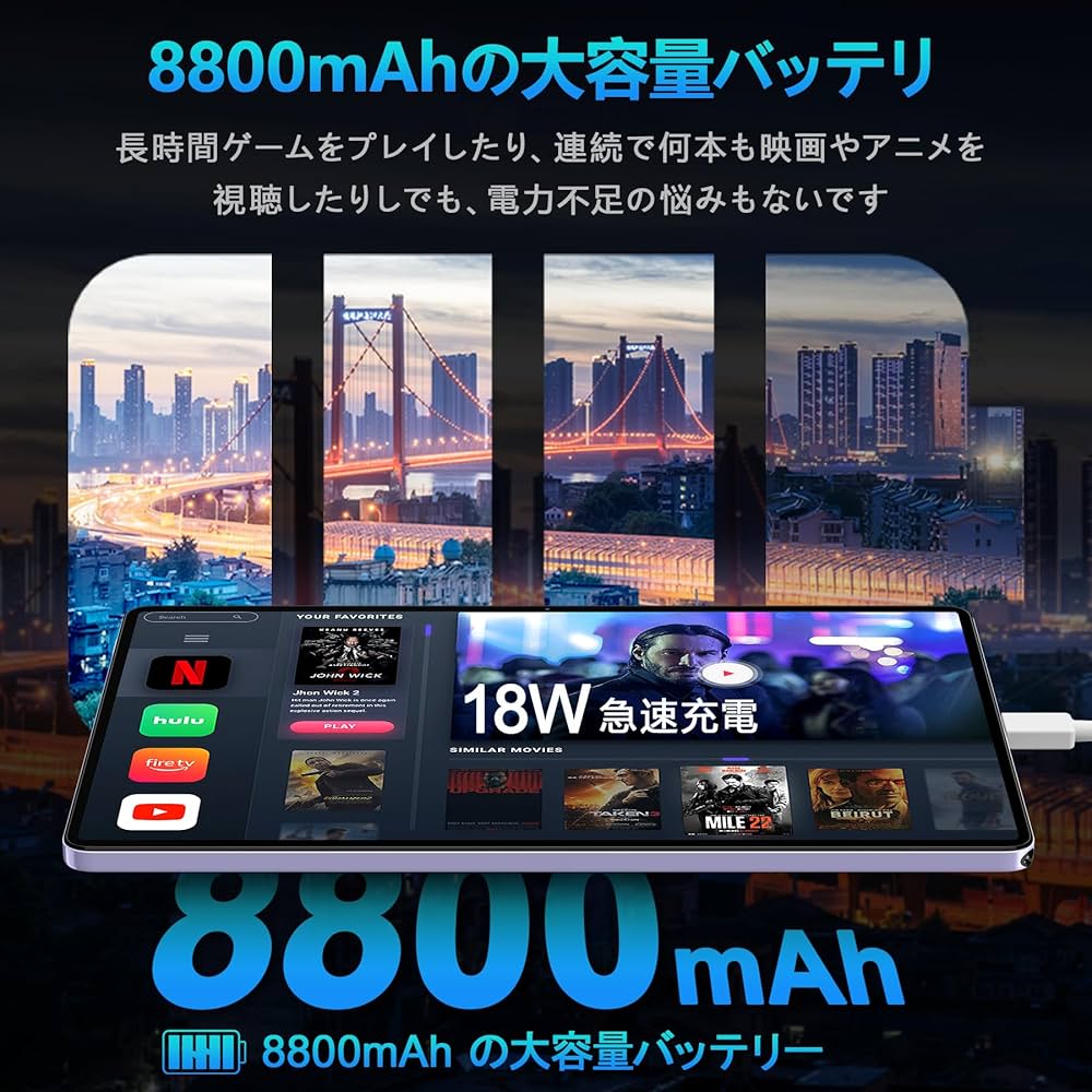 Amazon.co.jp: 【2024 NEW】OUKITEL OT8 タブレット 本体 11
