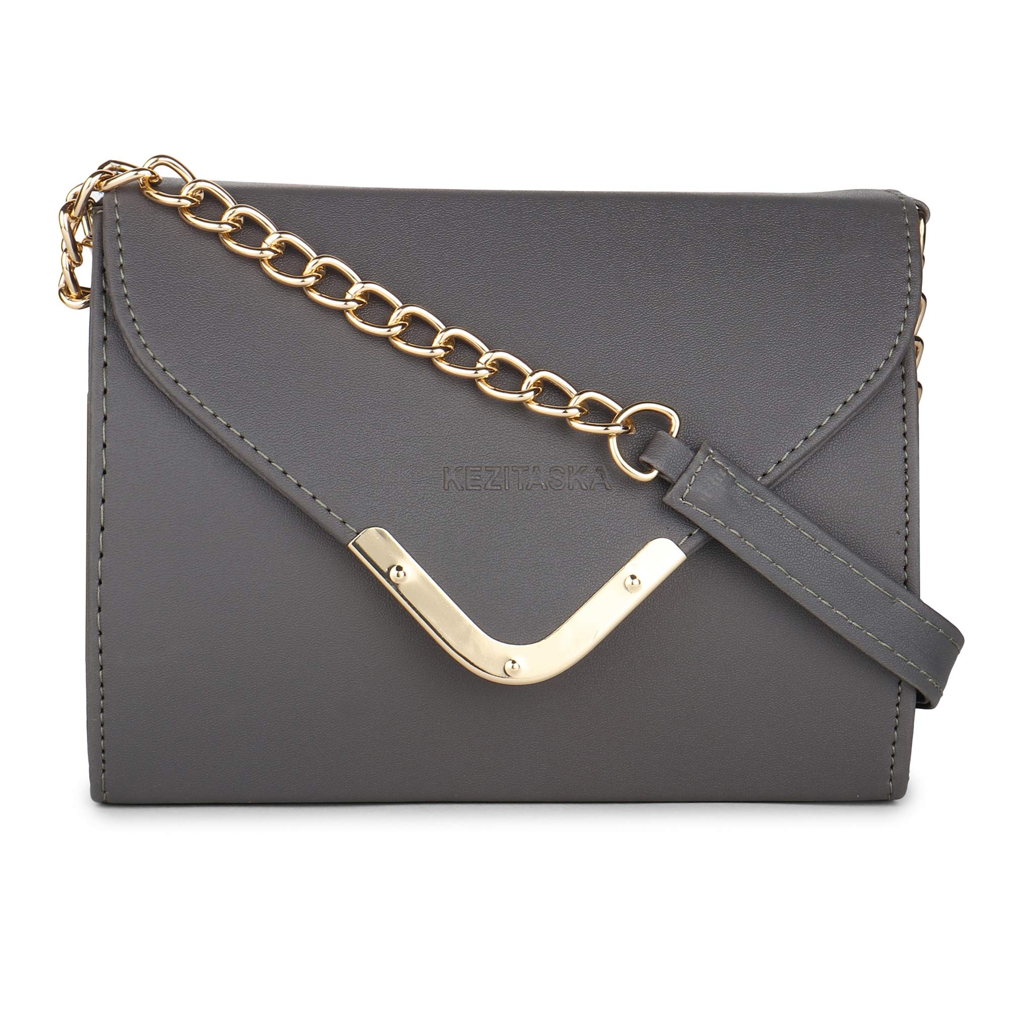 Kezitaska Girls Sling bag with magnetic closure (GREY). (B08JK7VMXS) Amazon Price History, Amazon Price Tracker
