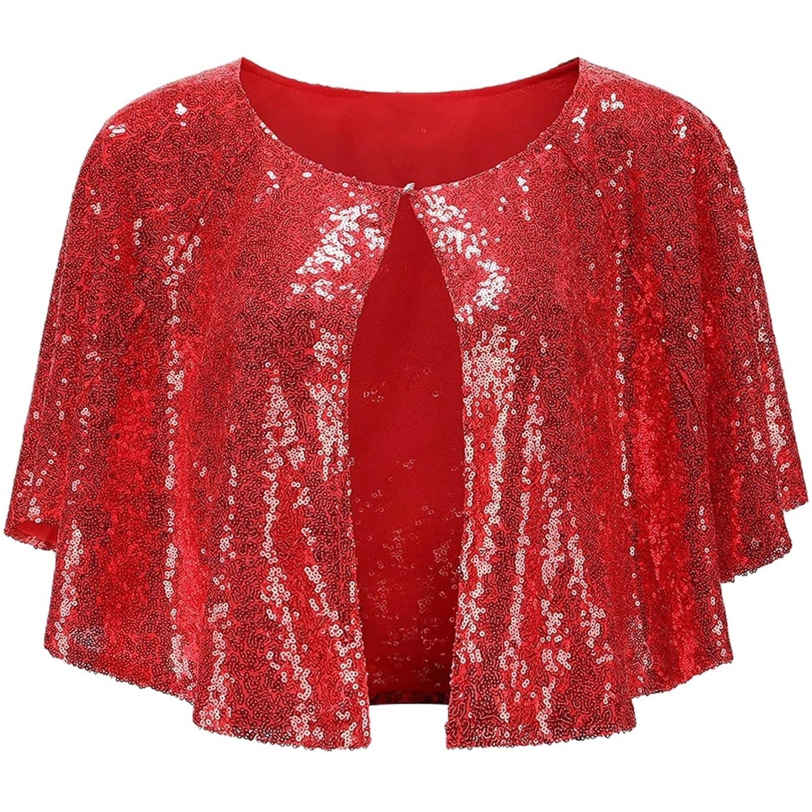 Chal de lentejuelas brillantes para mujer, para fiesta, club, baile, vestido de noche