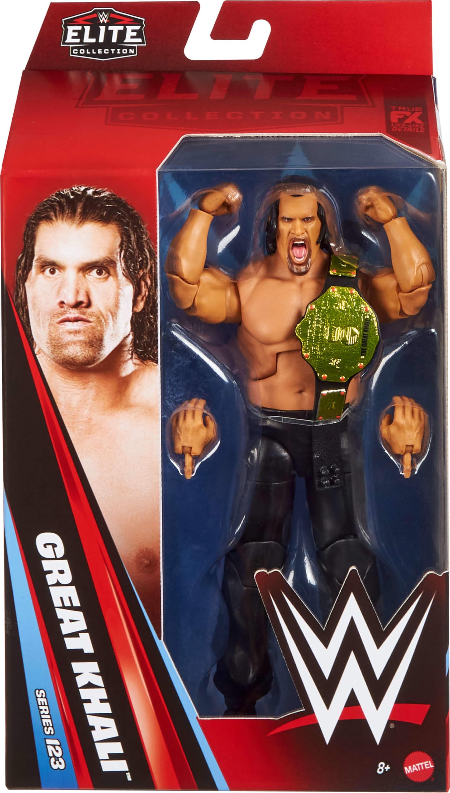 Mattel WWE Elite Action Figure & Accessories, Series #123 Set, 6