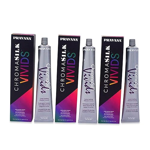 Pravana colores vívidos para el cabello color violeta fuerte paquete de 3
