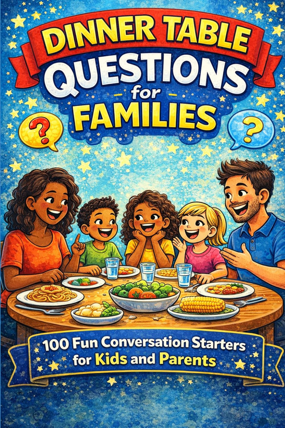 Dinner Table Questions for Families: 100 Fun Conversation Starters to Get Kids and Parents Talking, Laughing, and Sharing