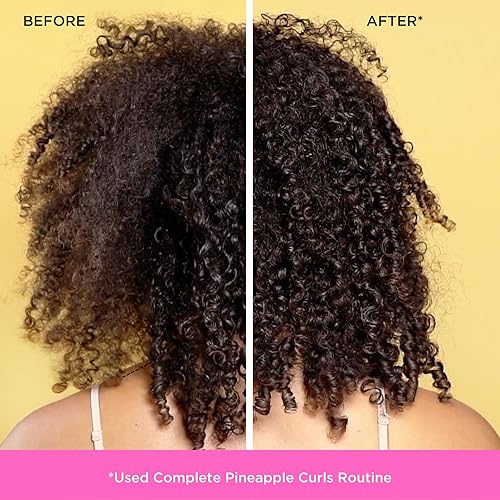 Miniatura 5 de Pacifica Beauty, rizos de piña que definen rizos naturales, para tipos de cabello rizado, coily y texturizado, aroma a piña fresca, sin sulfatos y