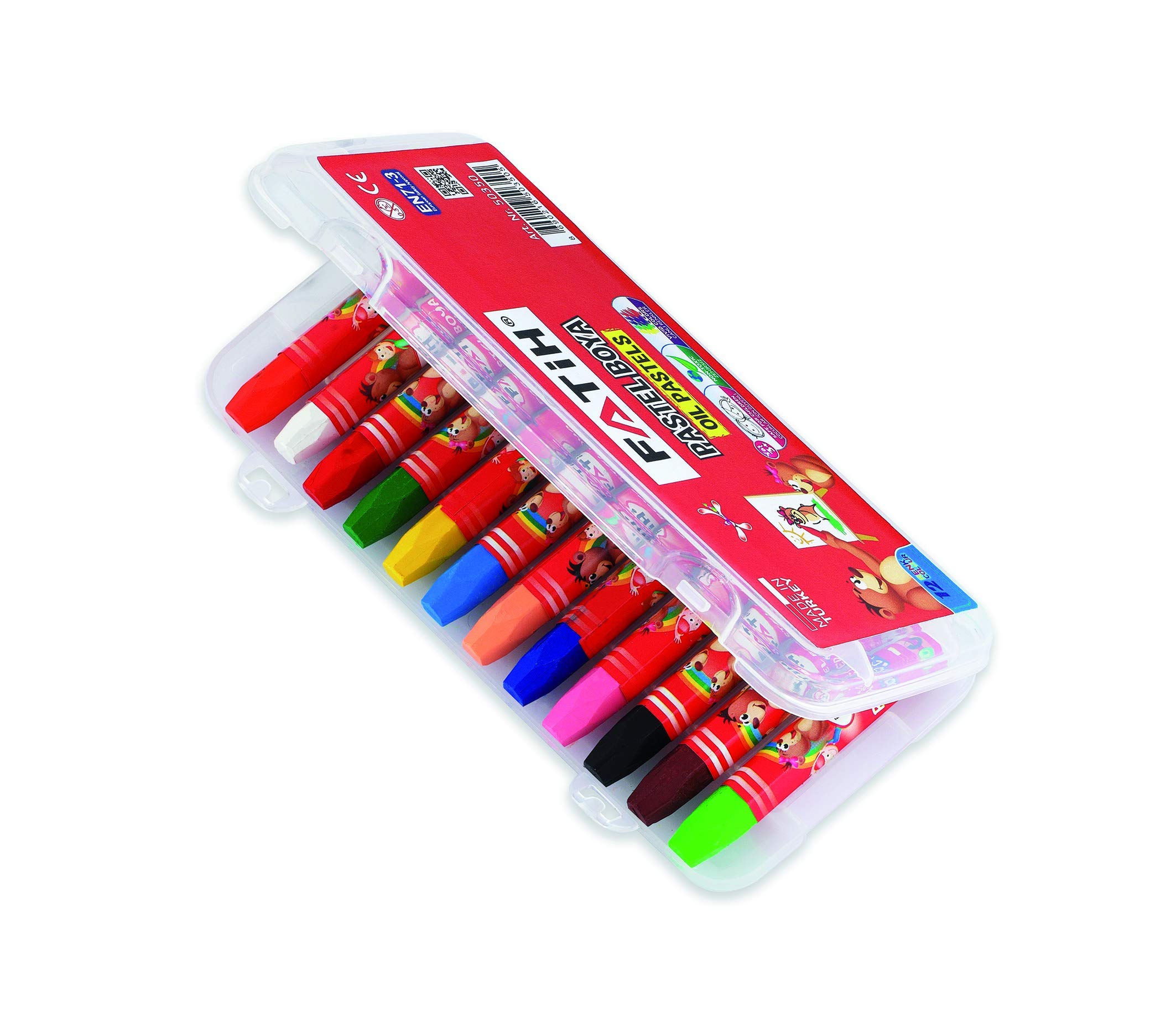 Fatih 50350 pastele olejne - zestaw 12 kolorów