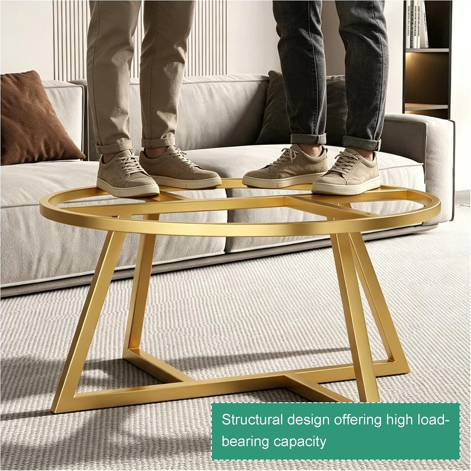 Portable Steel Round Table Base, Heavy-Duty Kitchen Prep Table, Adjustable Height, Durable Design for Indoor/Outdoor Use, Perfect for Restaurant & Home