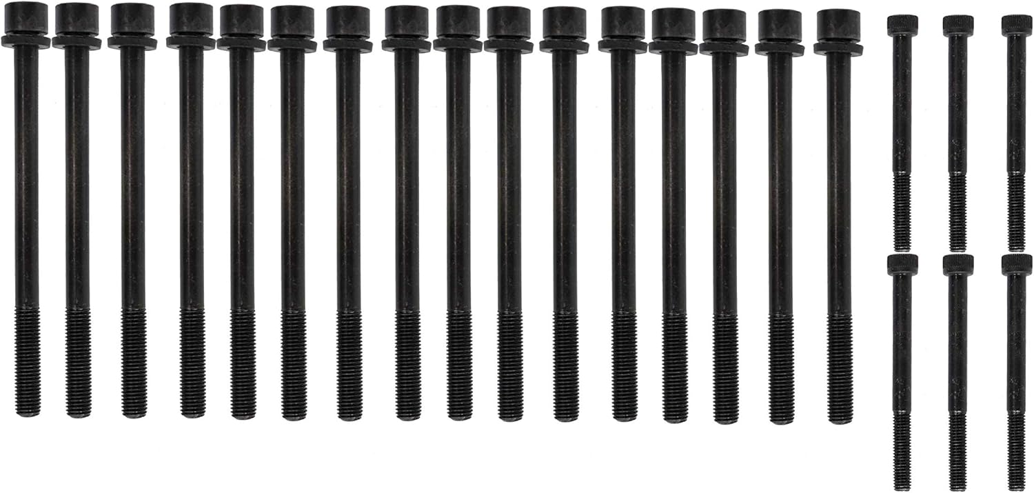 DNJ HBK350 Head Bolt Kit for 1992-1997 Acura, Honda, Isuzu Passport, Rodeo, SLX 3.2L V6 24V SOHC 3165cc
