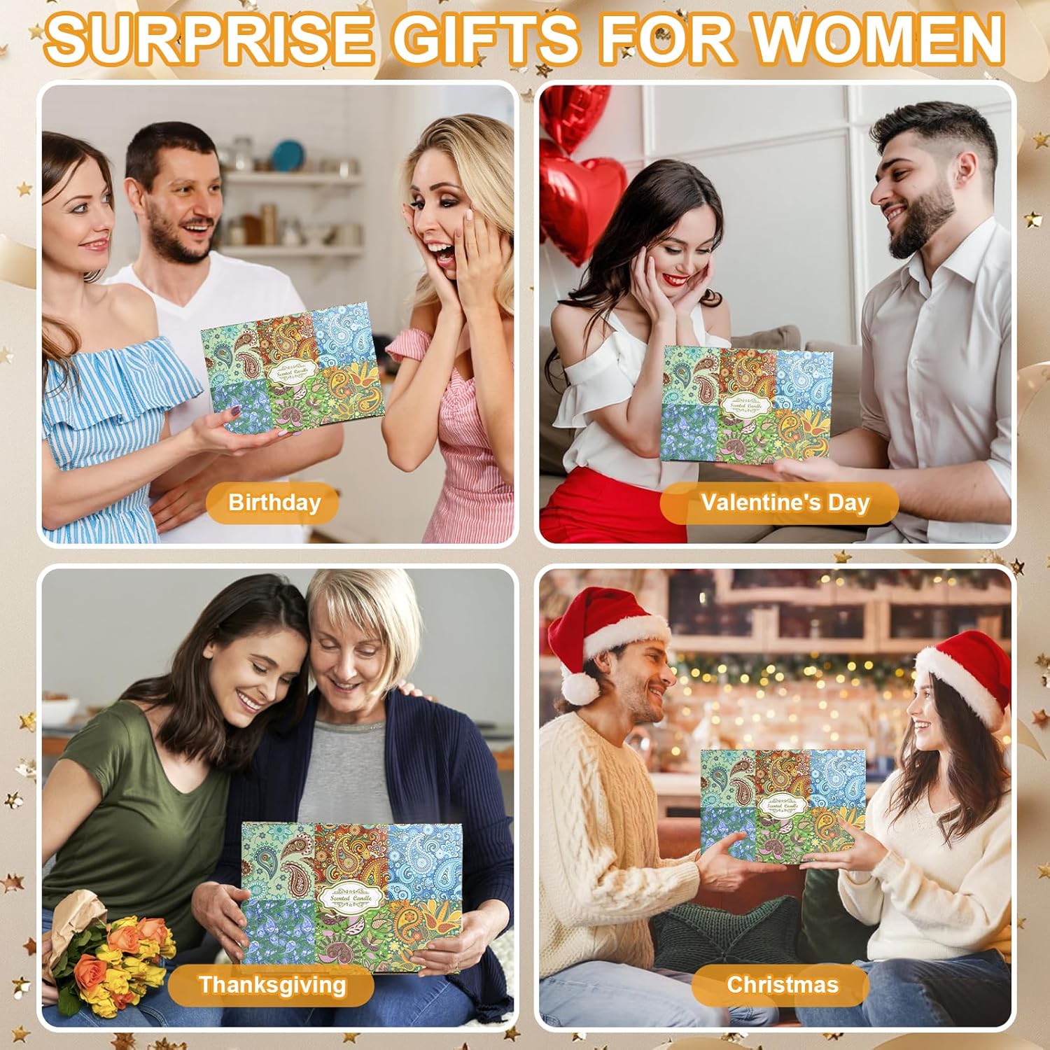 Scented Candles Gifts for Women, 12 Pack Natural Soy Candles for Home Scented, Aromatherapy Candle Set Gift for Women, Men, Friends Birthday, Anniversary - Image 7