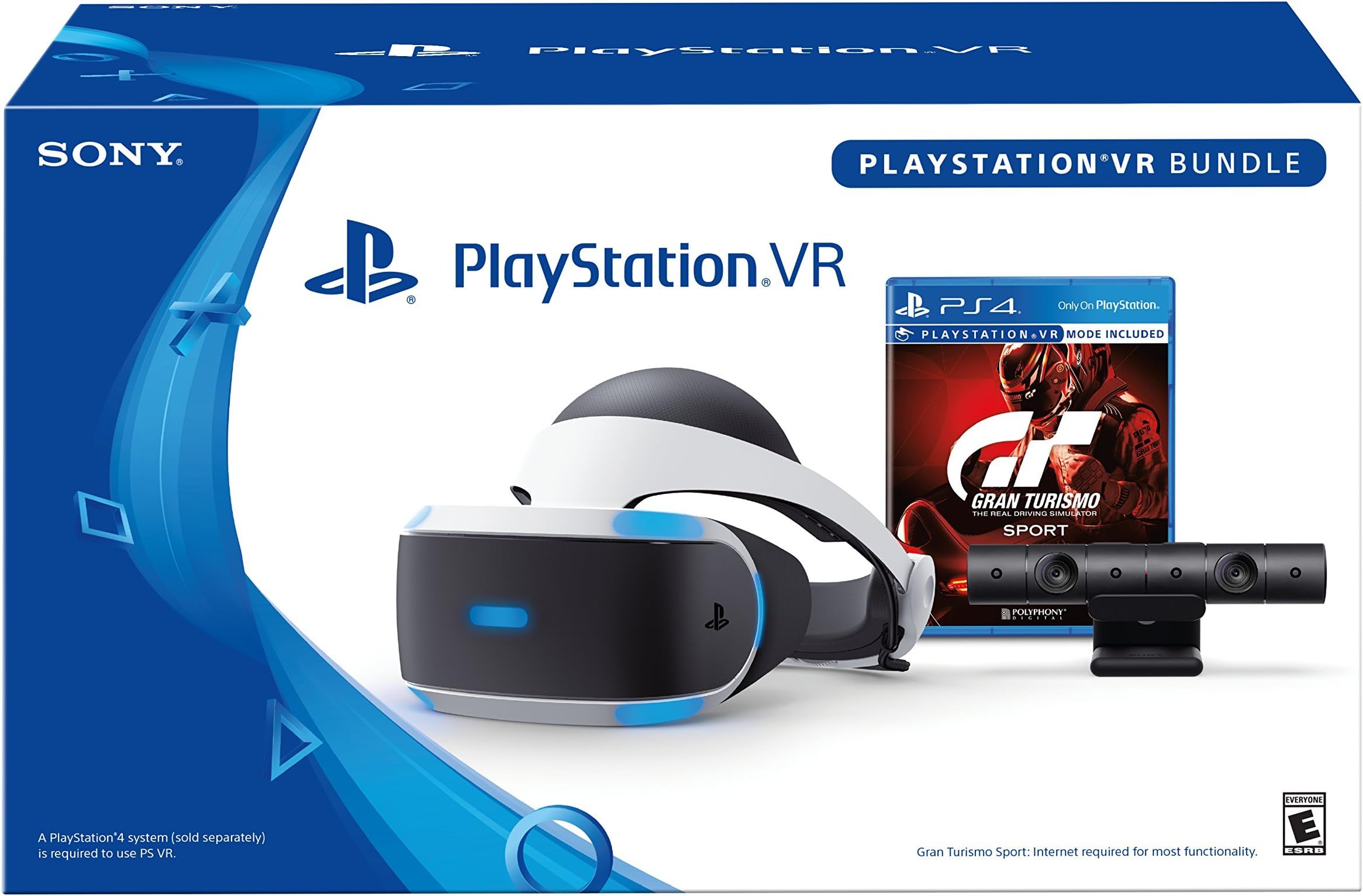 Playstation VR - GT Sport Bundle [Discontinued] (Renewed) [Video Game]