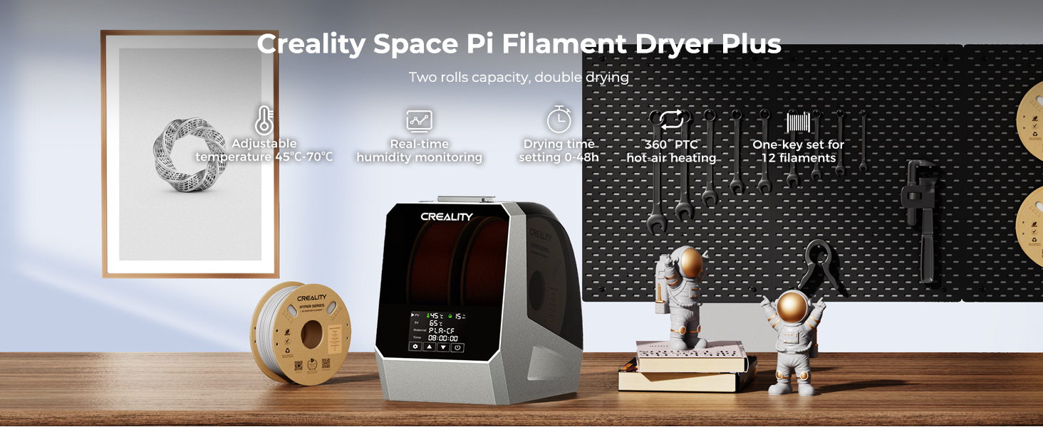 Amazon.com: 2025 Official Space Pi Filament Dryer Plus, 2 Rolls 3D