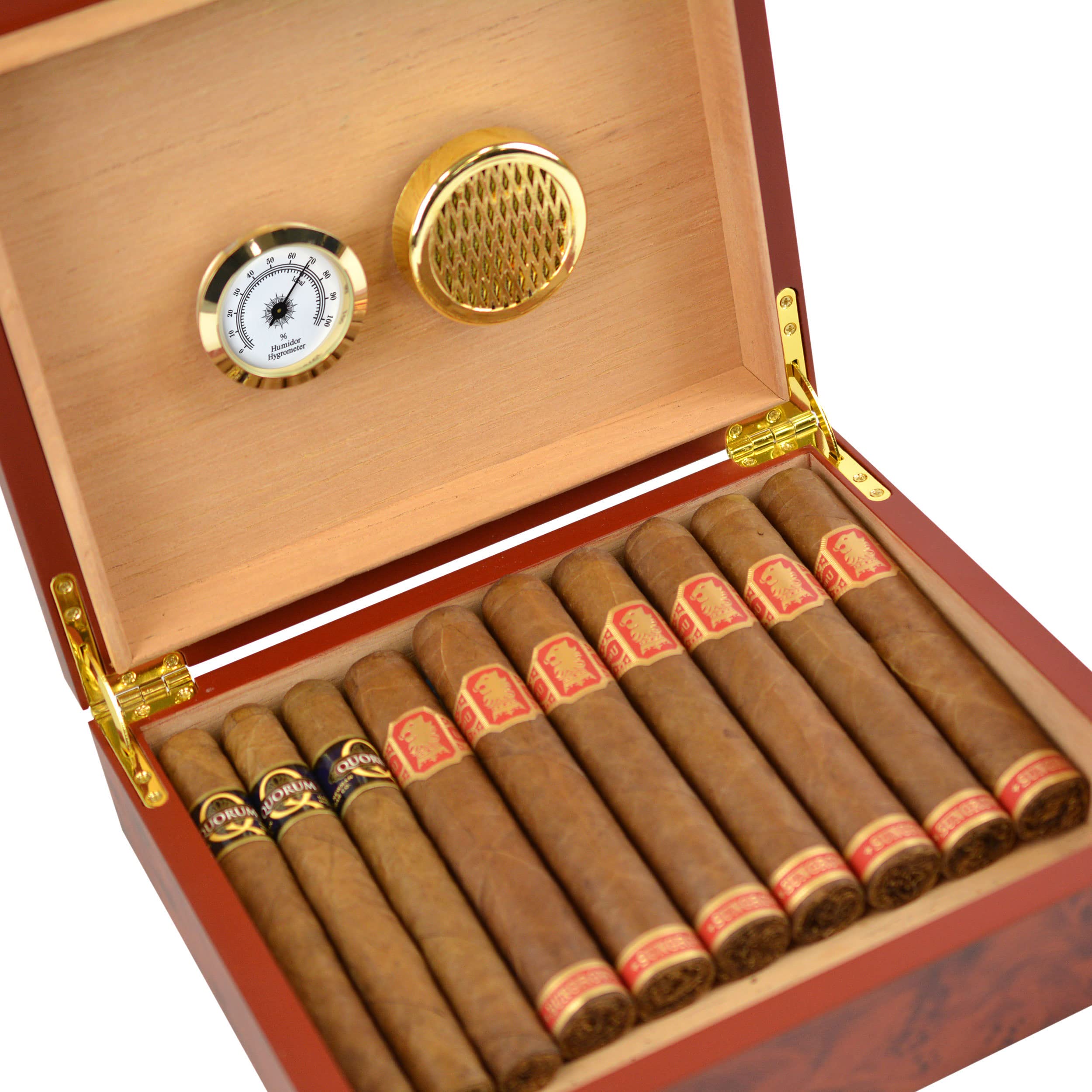 Mantello Cigars Humidor Cigar Case with Cherry Finish Buy Online in