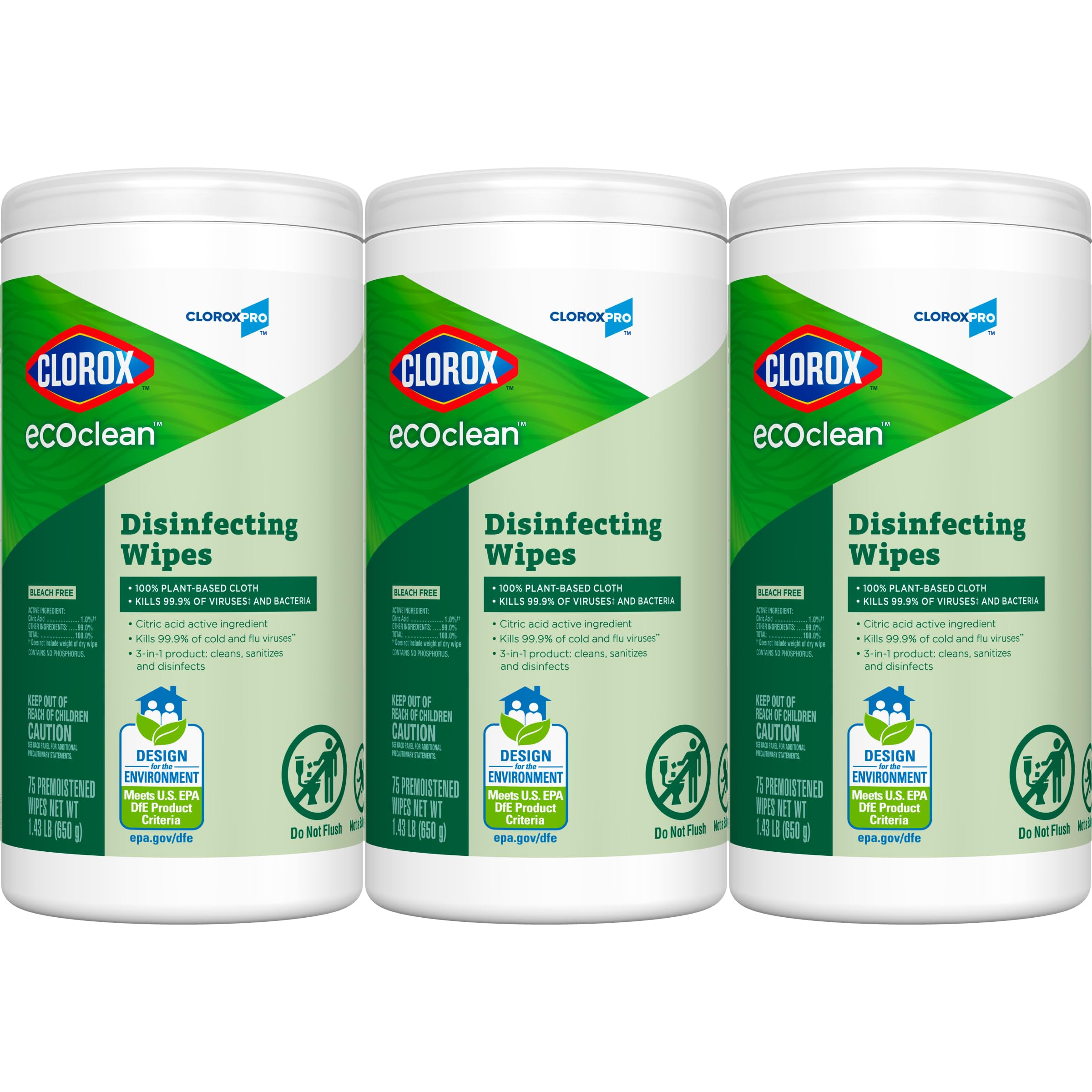 CloroxPro EcoClean Disinfecting Wipes