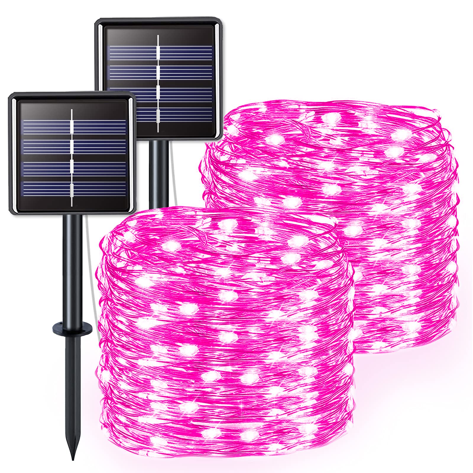 Pink solar fairy lights Clearance