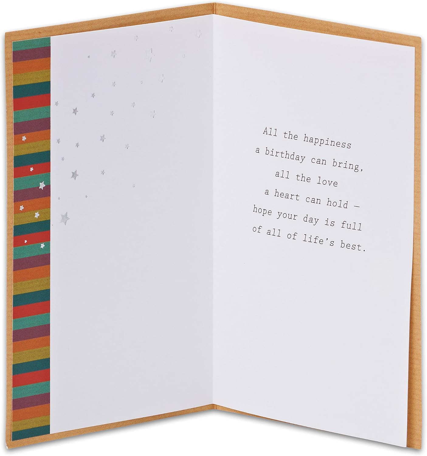 American Greetings Birthday Wishes Birthday Card with Foil, 4.625" x 6.75” - Image 3