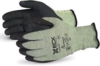 Emerald CX Kevlar wire-core gloves with Micropore black nitrile palms