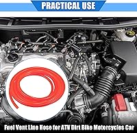 Vista 2 de Manguera de ventilación de combustible, 0.2 x 157 pulgadas, 0.197 in x 13.1 ft, tubo universal para cuatrimotos, motocross, Go Kart, poliuretano