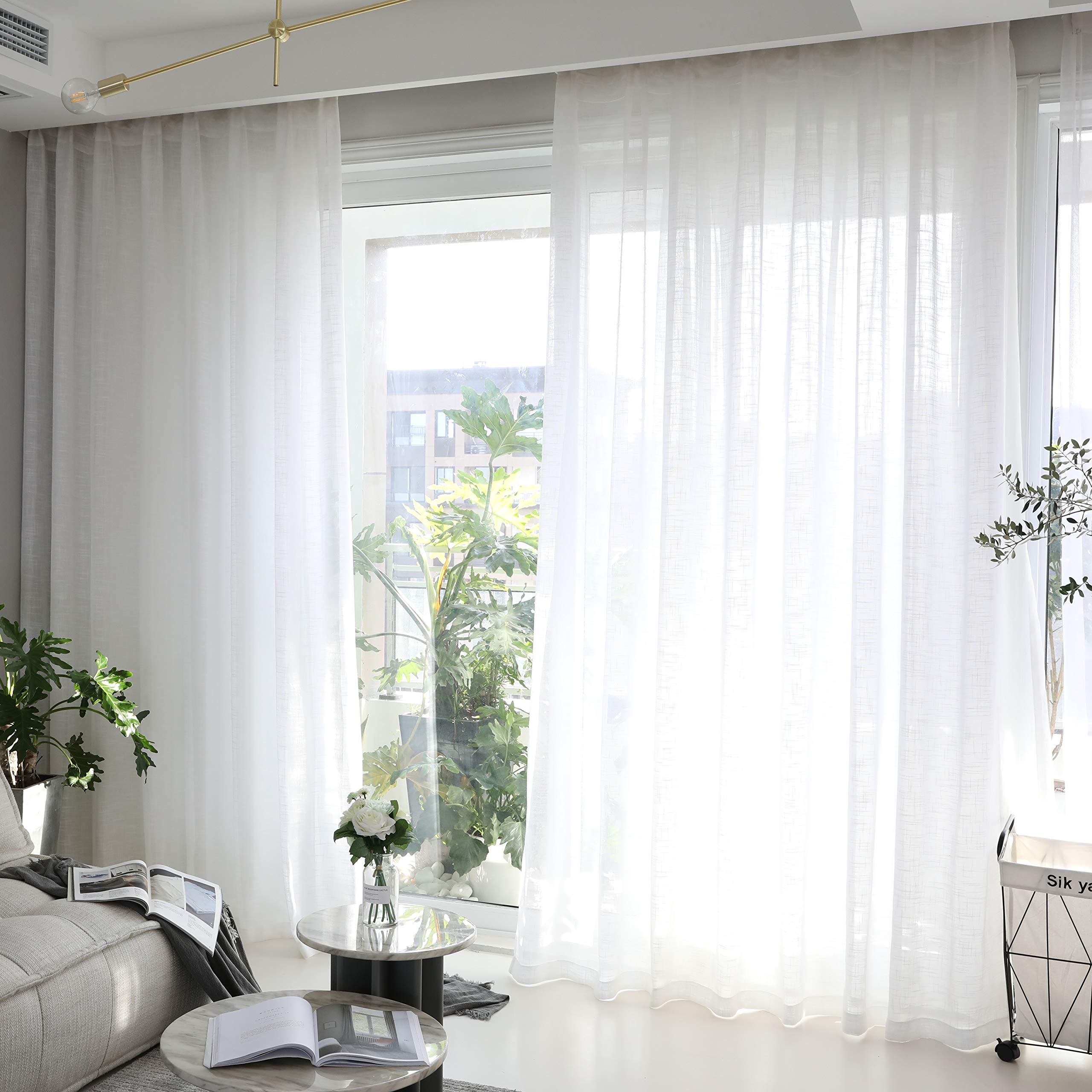 Linen Sheers Curtains Curtains & Drapes 2023