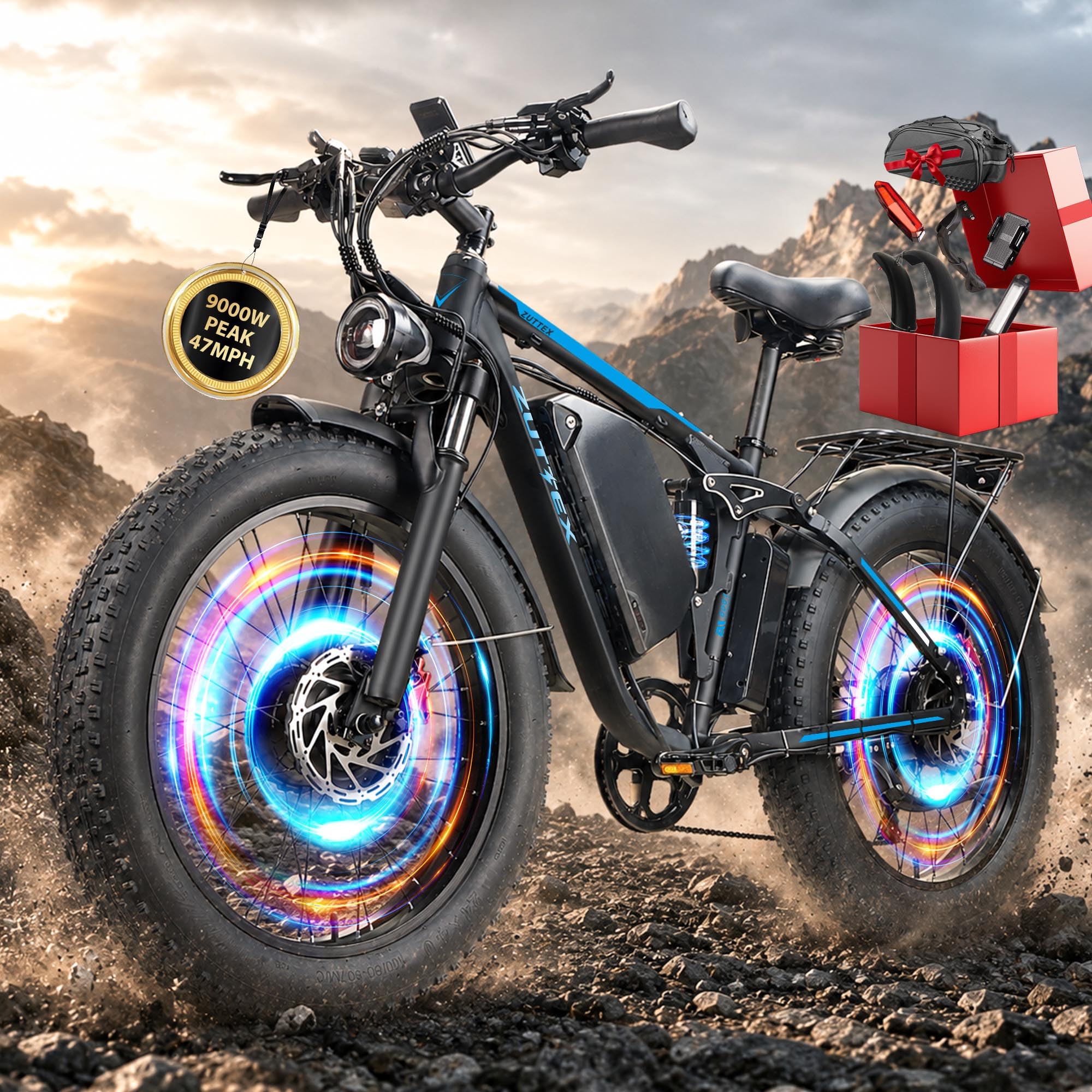 Qweepei Peak 9000W Dual Motor Ebike