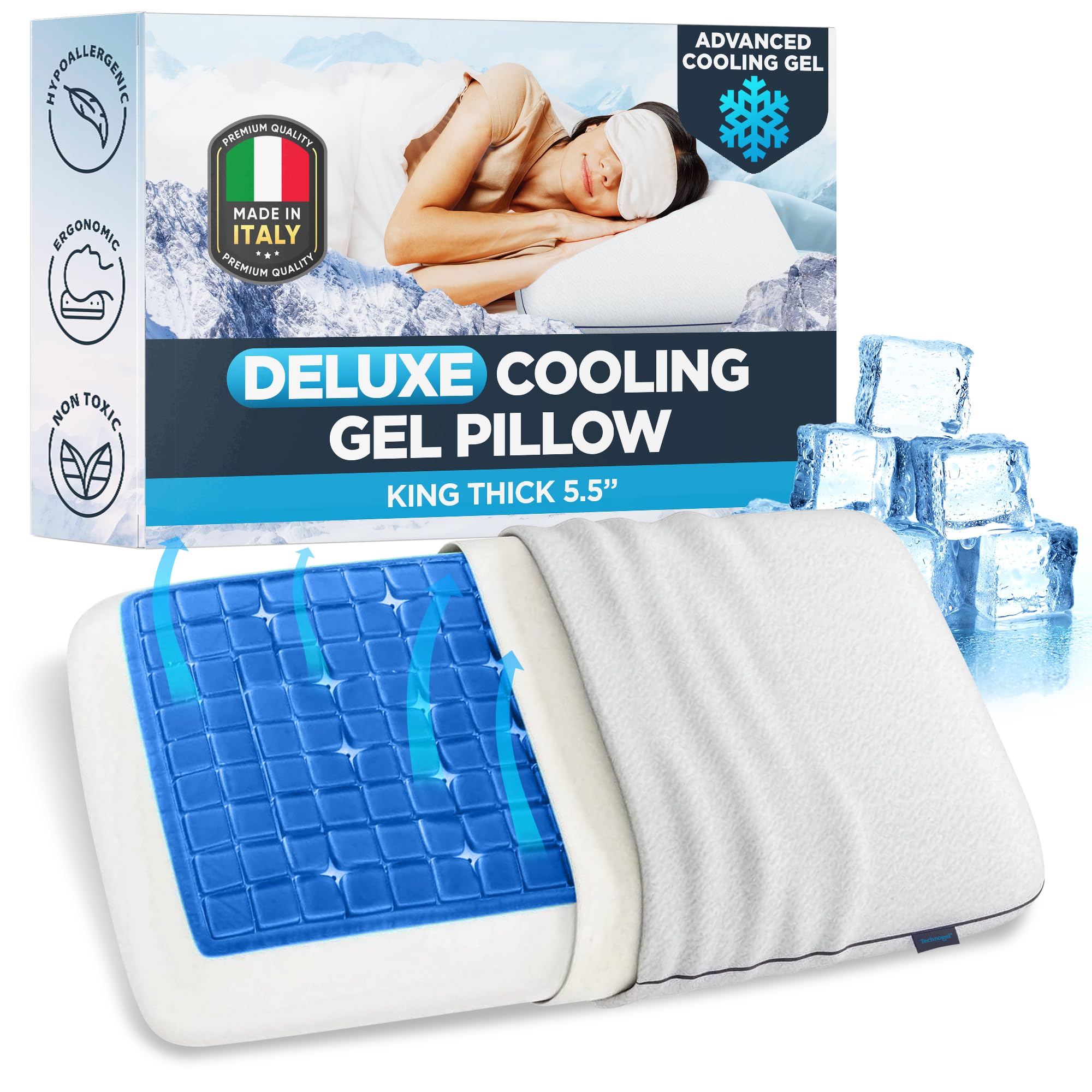 Technogel Deluxe Cooling Gel Pillow