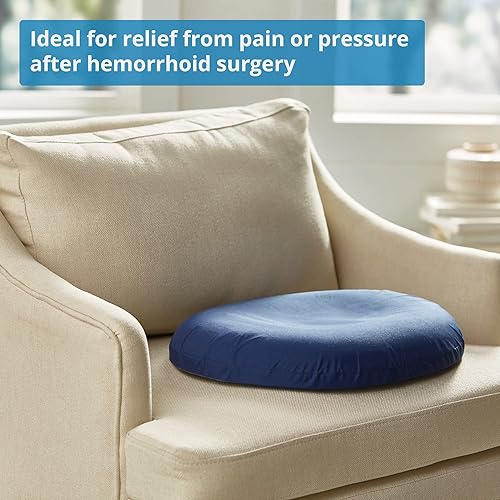 Miniatura 4 de McKesson Cojín de asiento de almohada Donut para sillas de ruedas y silla de oficina, 18 pulgadas, 1 unidad