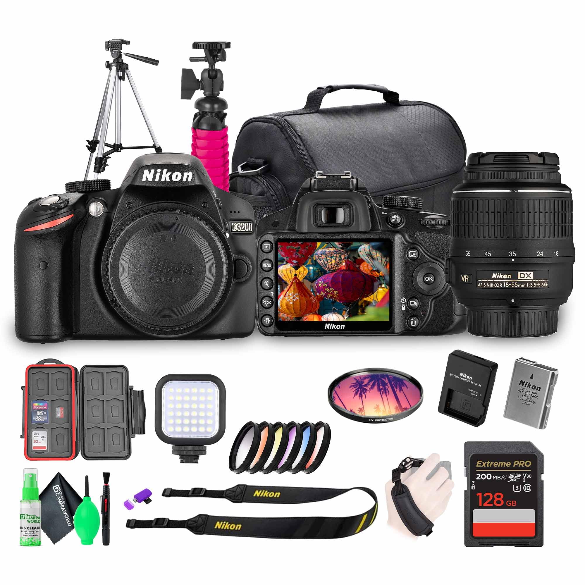 Amazon | Nikon D3200 24.2MP デジタル一眼レフカメラキット 18-55mm 