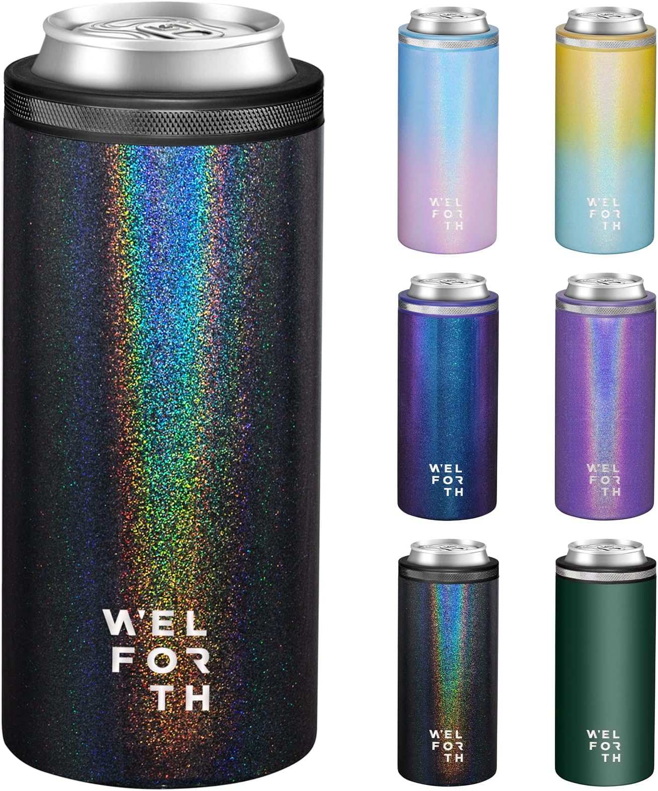 Party Girl Kim Slim Can Coolers Neoprene Insulated Slim Can Cooler for Tall Skinny