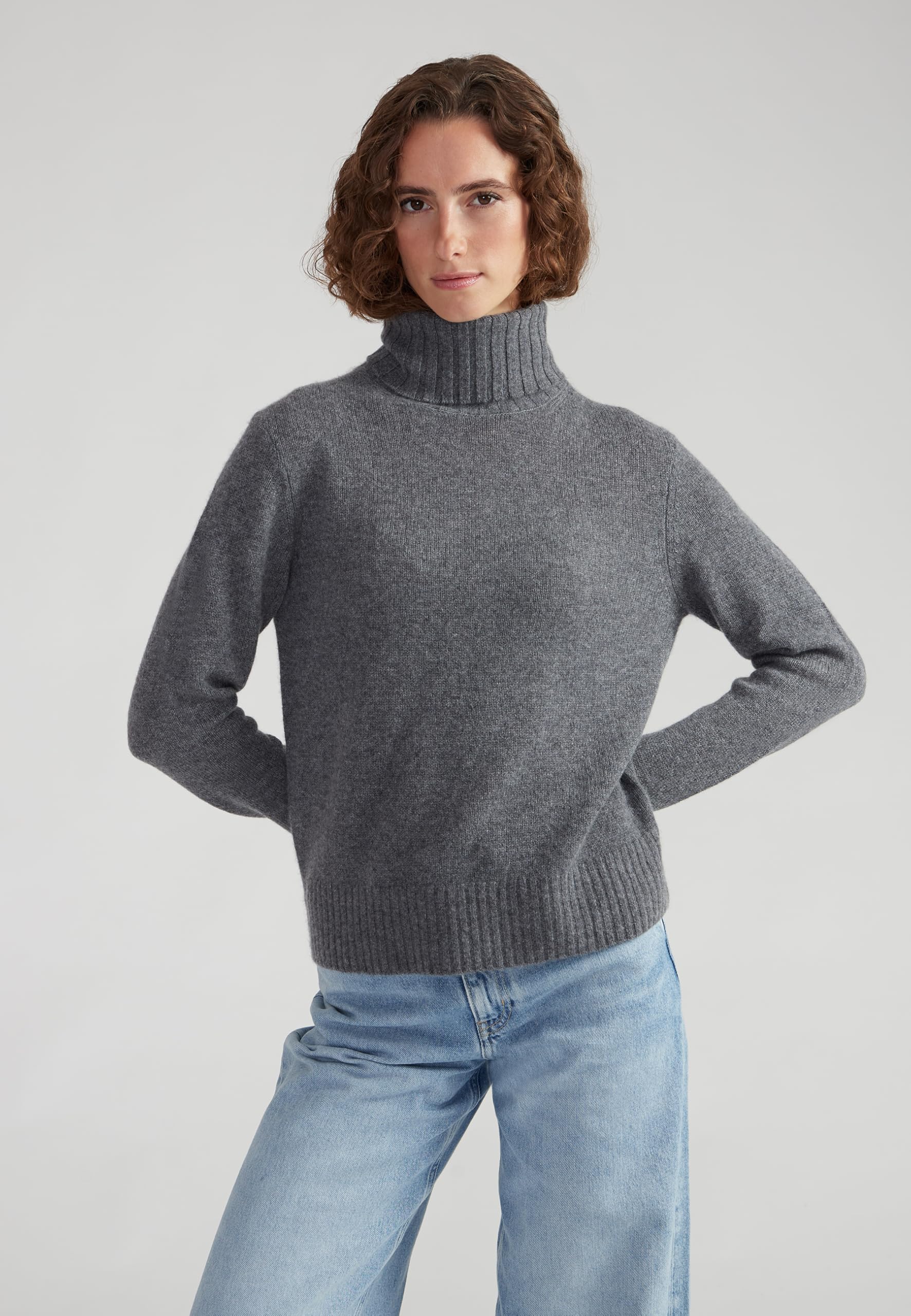 Style & Republic Maglione da donna in 100% cashmere, vestibilità regolare, elegante maglione in cashmere premium per autunno e inverno