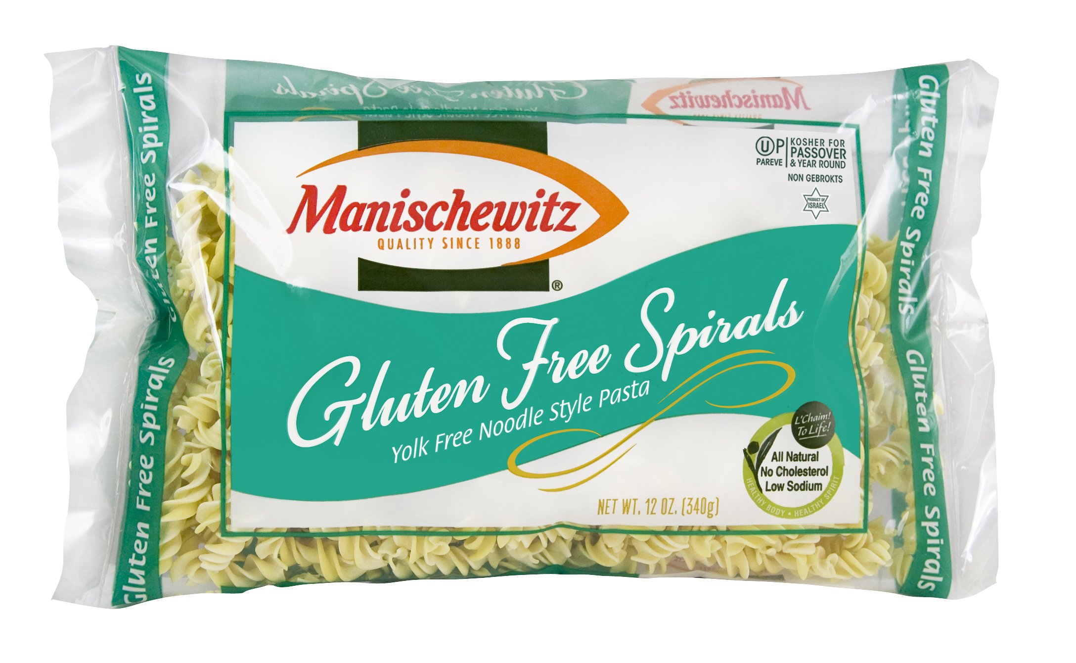 Manischewitz Gluten Free Spiral Shaped Noodles, 12 Ounce