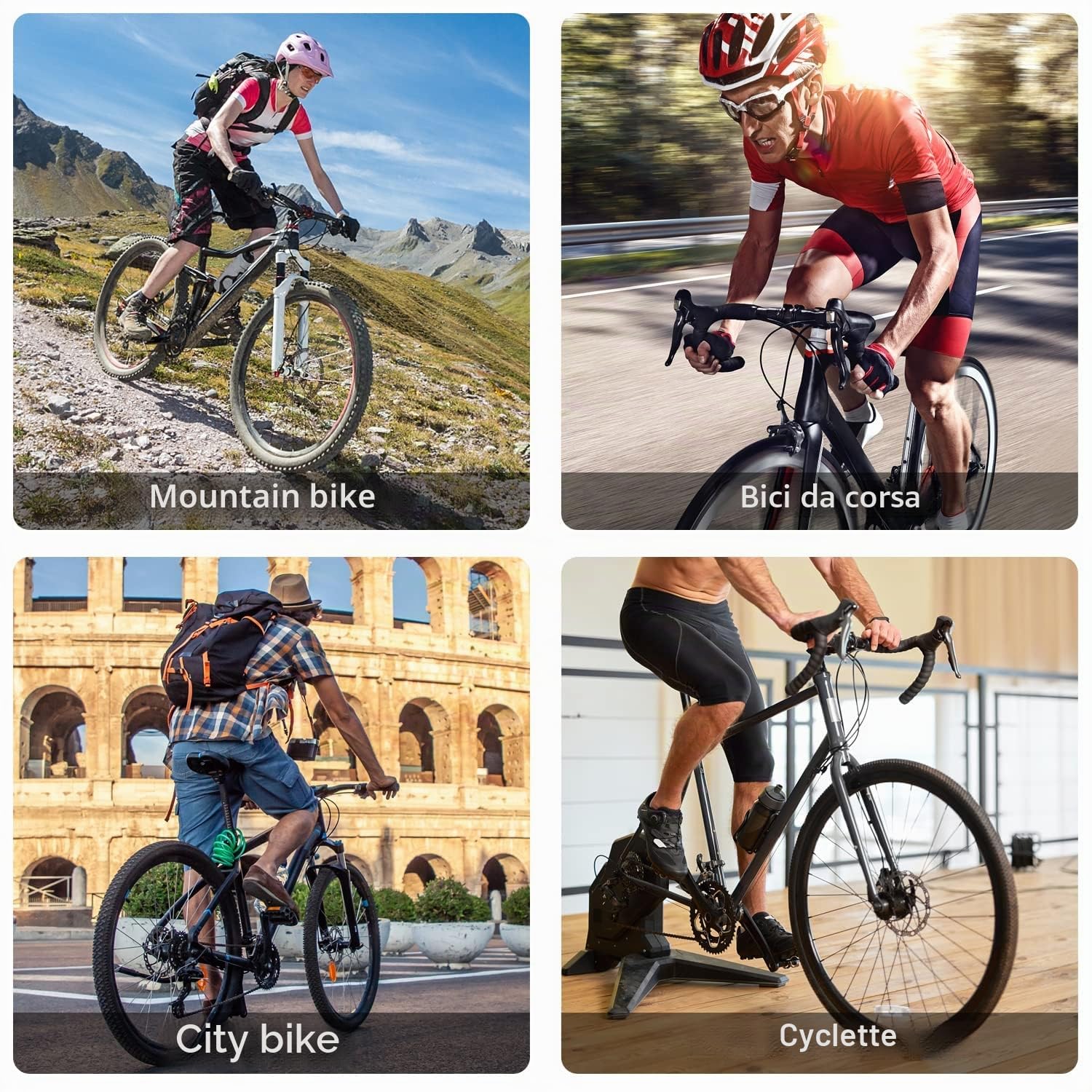 OUXI Sella per Bici Mountain in Gel Sella MTB, Sellino per Bicicletta, Sedile Bicicletta Comoda Ergonomico Impermeabile e Traspirante per Mountain Bike Uomini Donne