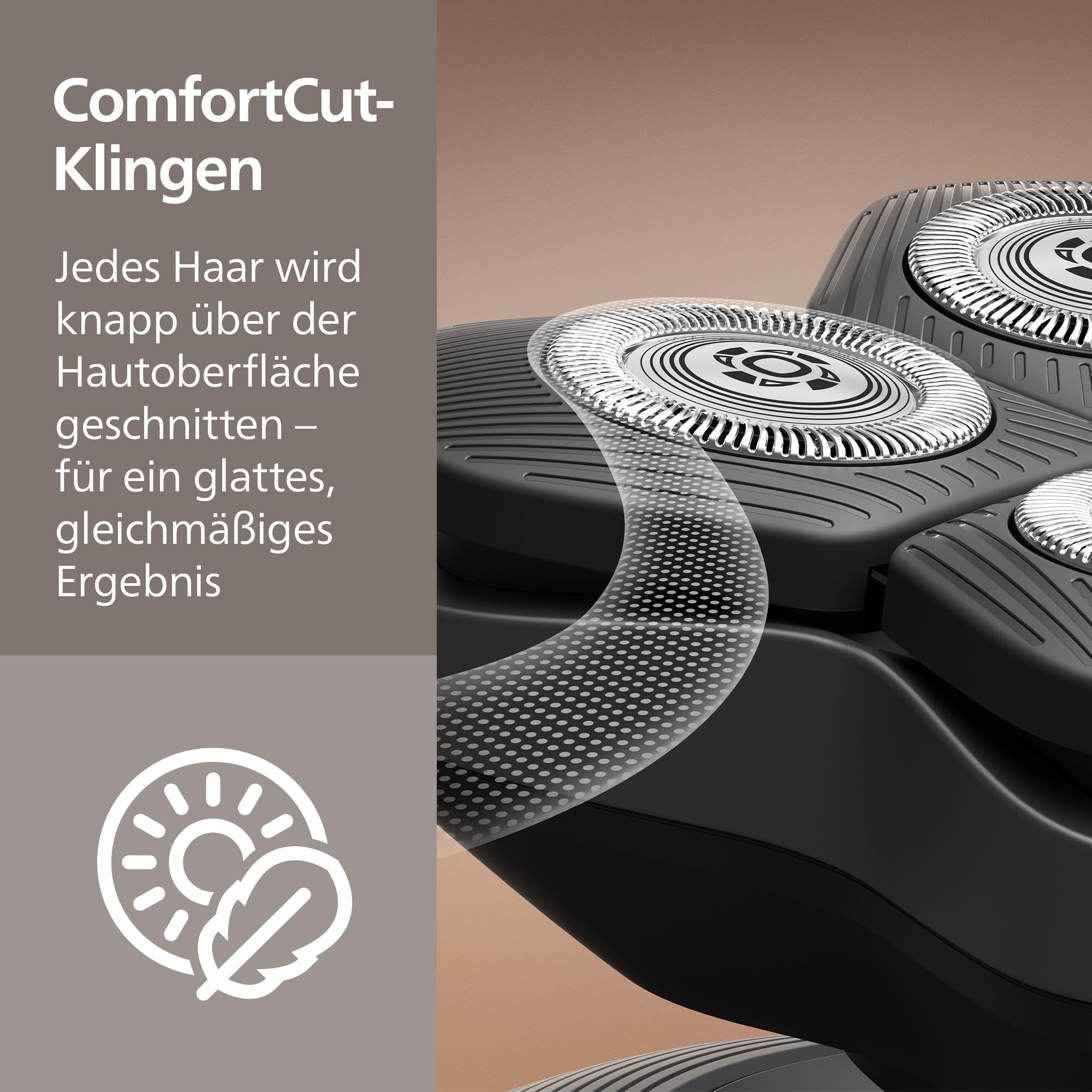 PHILIPS Head Shaver Pro Series 9000 – Glatzenrasierer für Herren und Frauen, elektrischer Rasierer mit flexiblem 360grad-Scherkopf und ComfortCut-Klingen, sanft zur Haut, Modell HS9980/15