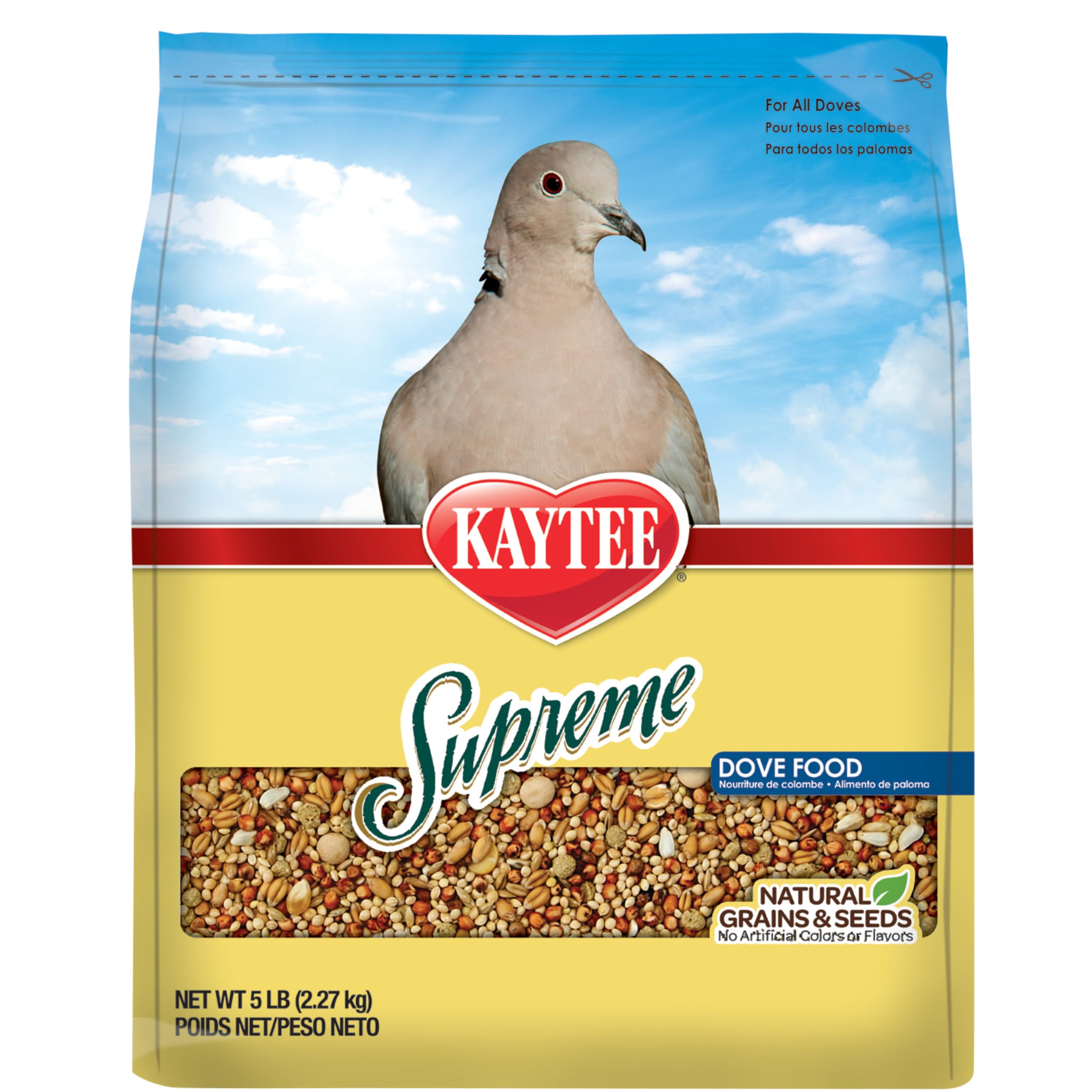 Supreme Bird Food for Doves, 5-lb bag(Packaging May Vary)