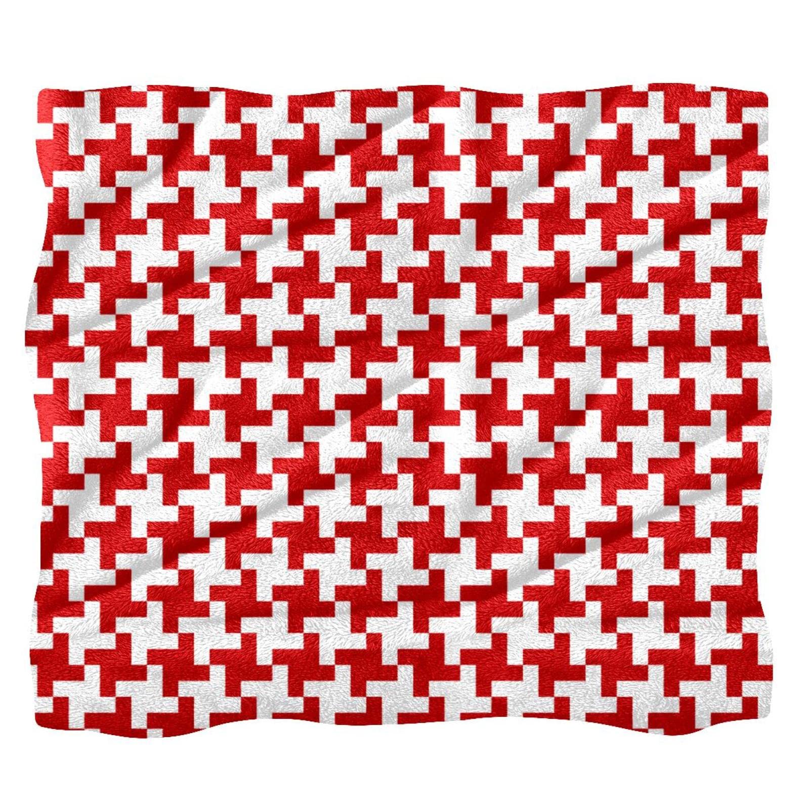 Coperta natalizia in pile per divano, divano o letto o letto