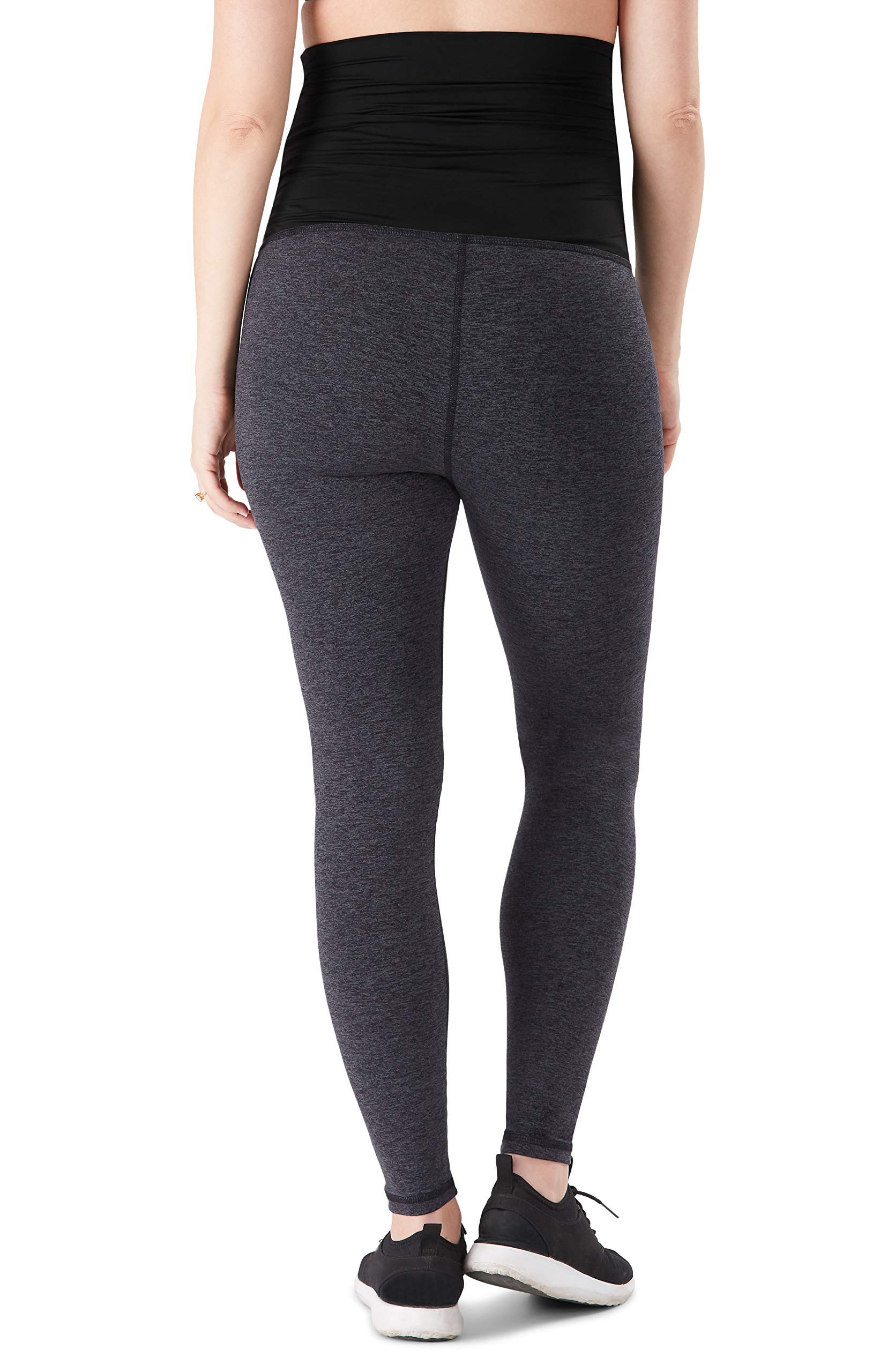 Belly Bandit - Leggings da donna per gravidanza, con supporto attivo e elastico Charcoal M