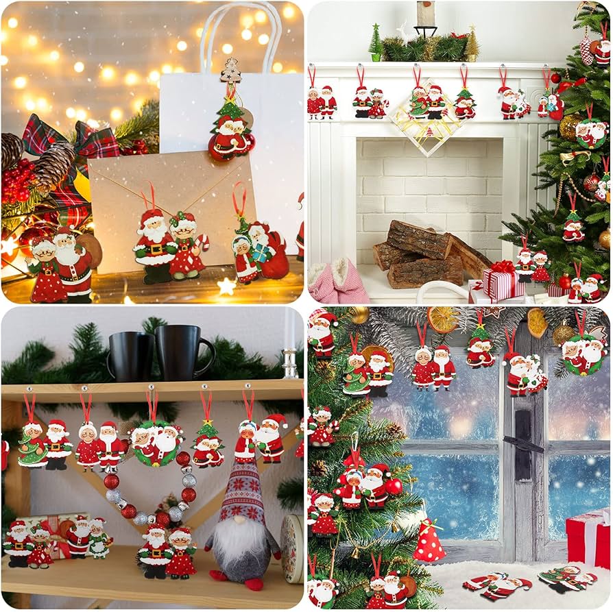 Amazon.co.jp: 36個 サンタクロース クリスマスオーナメント カップル Amazon.co.jp: 36個 サンタクロース クリスマスオーナメント カップル