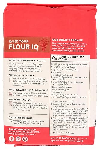 Miniatura 4 de King Arthur Harina sin blanquear multiusos, 5 libras