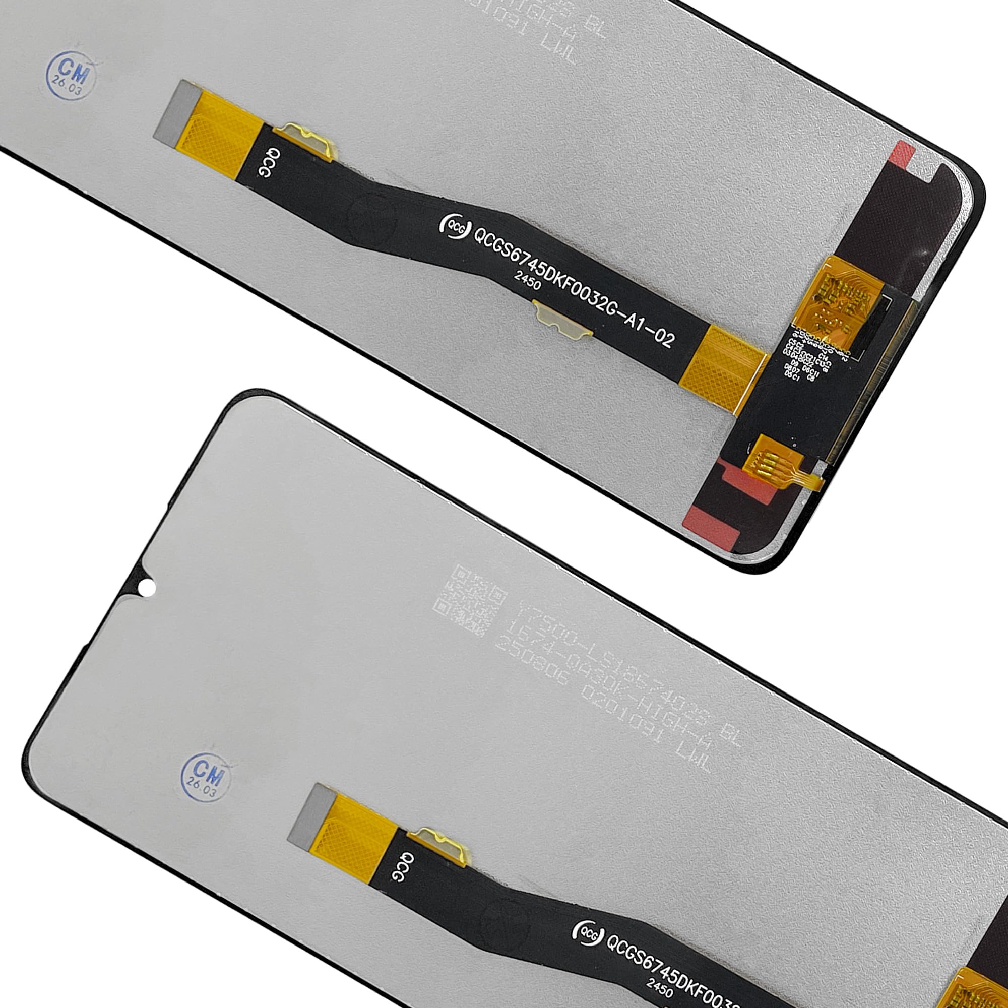 Wyświetlacz LCD do Doogee Note 58 Pro [z odciskami palców] [6,75 cala] Black LCD Display Touch Screen Digitizer z zestawem narzędzi