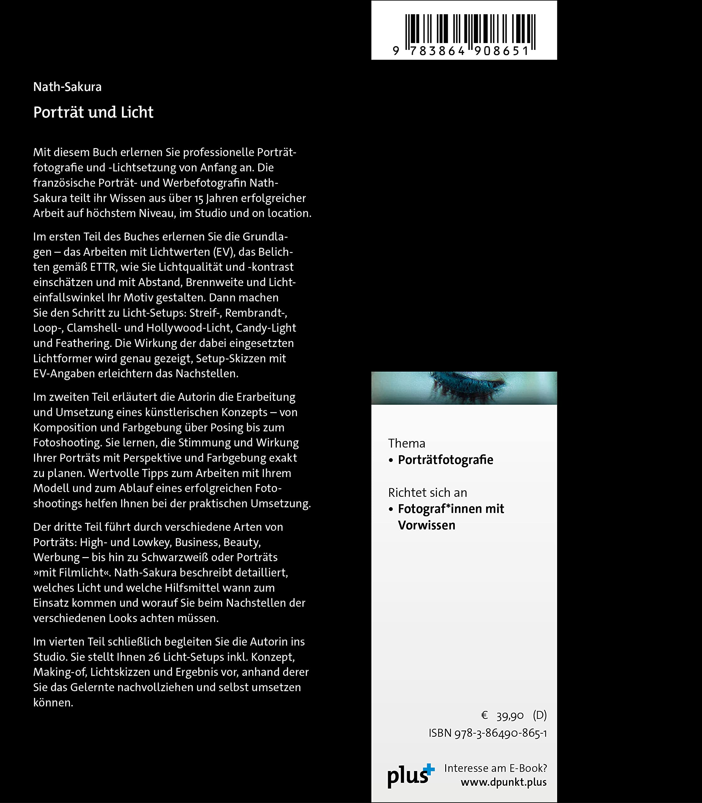 Porträt und Licht: Das Praxisbuch für professionelle Beleuchtung