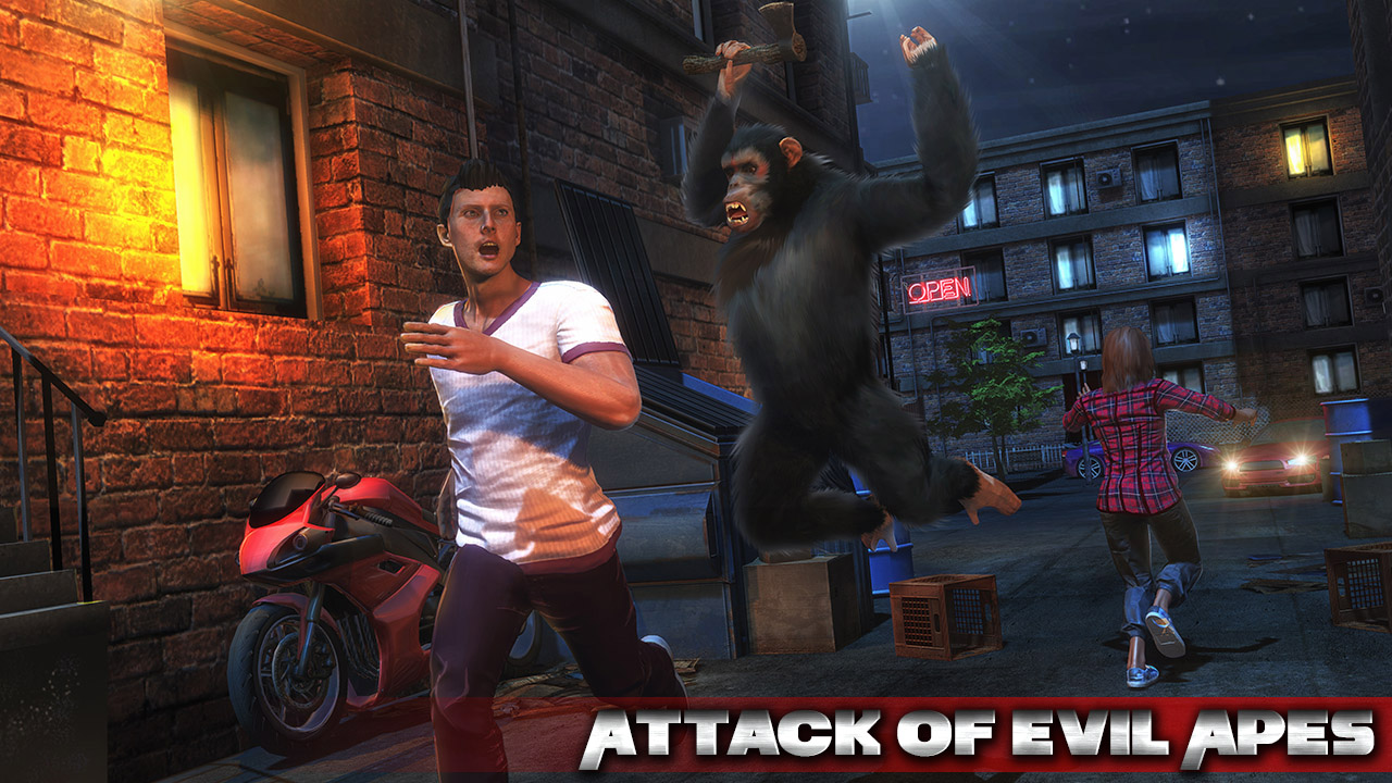 Kong Island Survival Attack Mission 3D Simulator Game : Monkey King ...