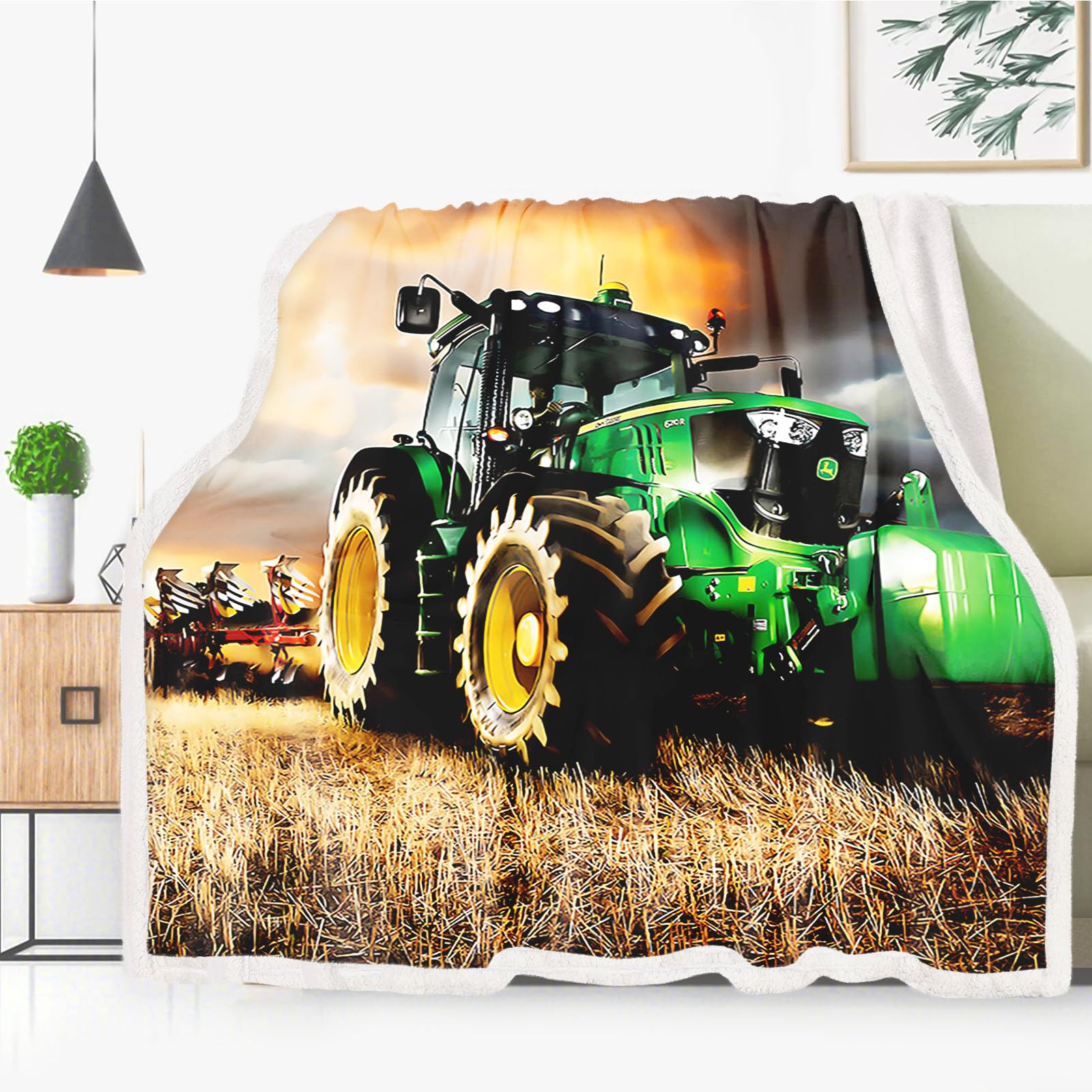 Couverture de chantier en flanelle épaisse CHEFFS plaid chaud haut de gamme pour canapé