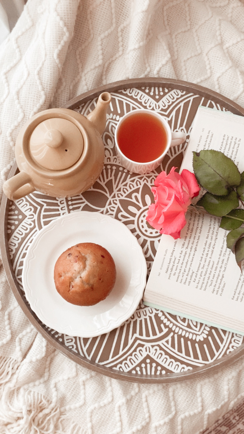 Amazon.com: Hanobe Decorative Serving Tray Round: Farmhouse