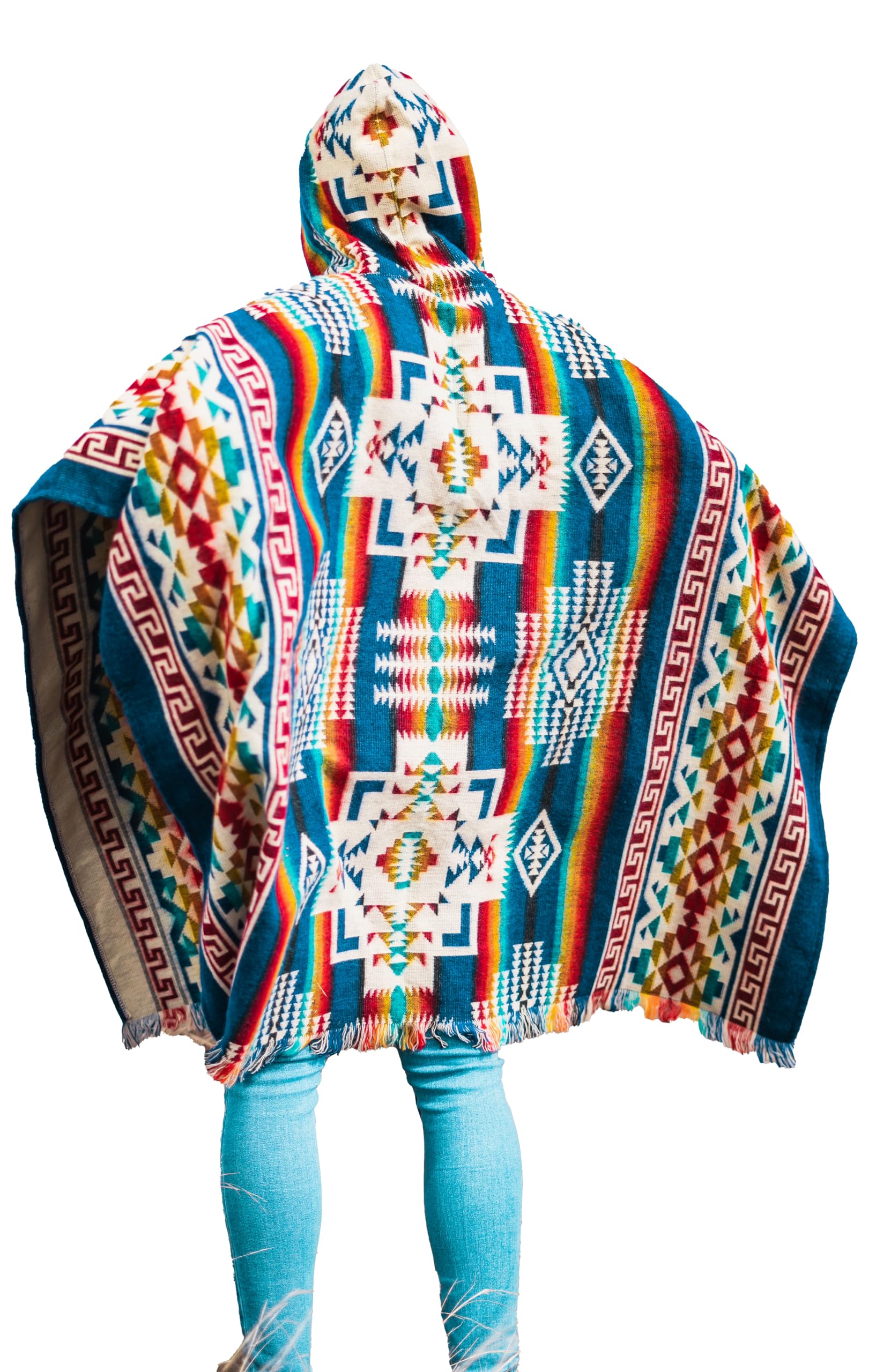 Poncho Men - Alpaca Wool Poncho Men - Clint Eastwood Style