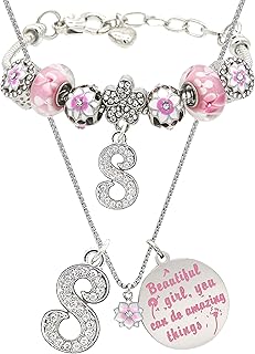 Birthday Gift for 8 Year Old Girl, Jewelry for Girls 8 Years Old, Girls 8th Birthday Bracelet, 8 Necklace Girls, 8th Birthday Jewelry, 8th birthday Cherry blossom dandelion jewelry