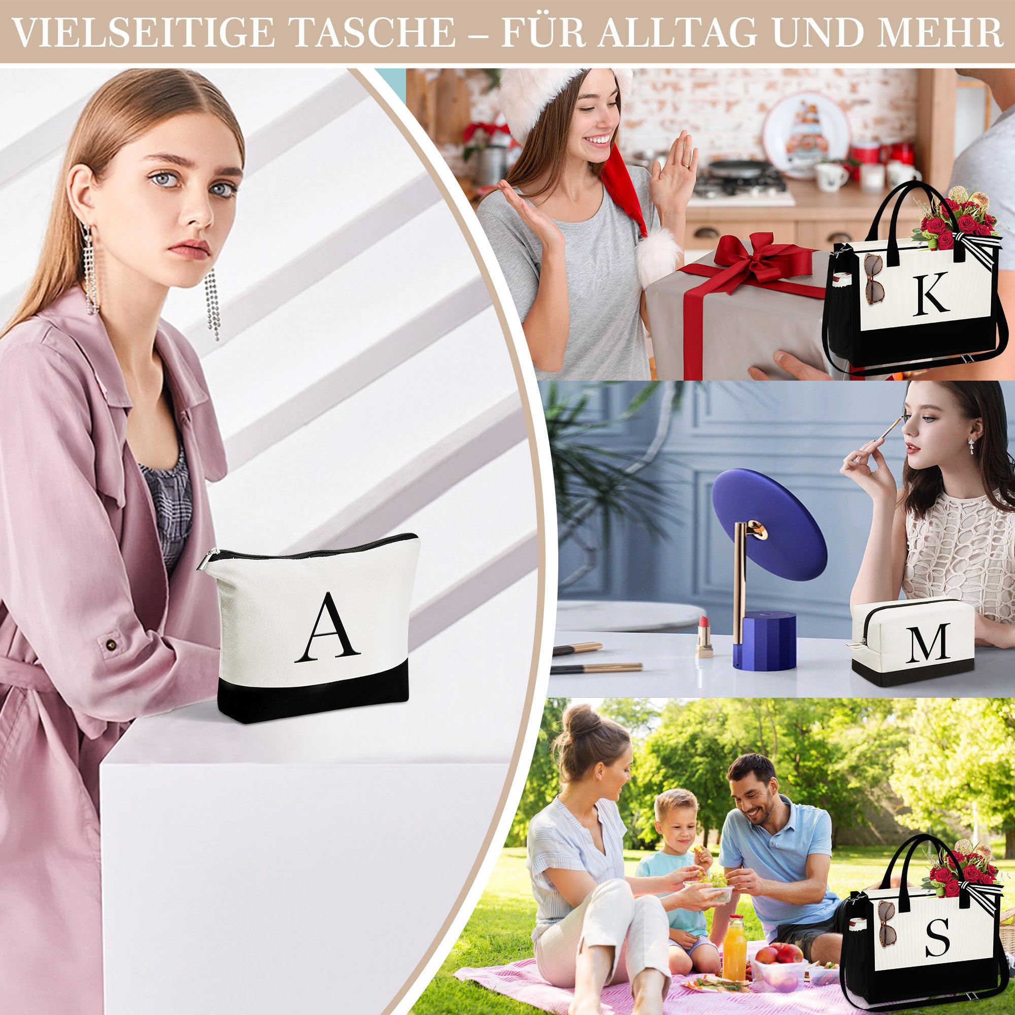 YOOLIFE Grand sac à main pour femme, sac fourre-tout, sac à bandoulière, pour le travail, le bureau, les voyages, le shopping, l'école