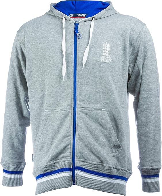 England Cricket Men's Supporters Zip Through Hoodie Amazon.co.uk
