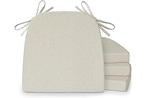 Juego de 4 sillas para comedor Shinnwa, cojines no deslizantes para sillas de cocina.