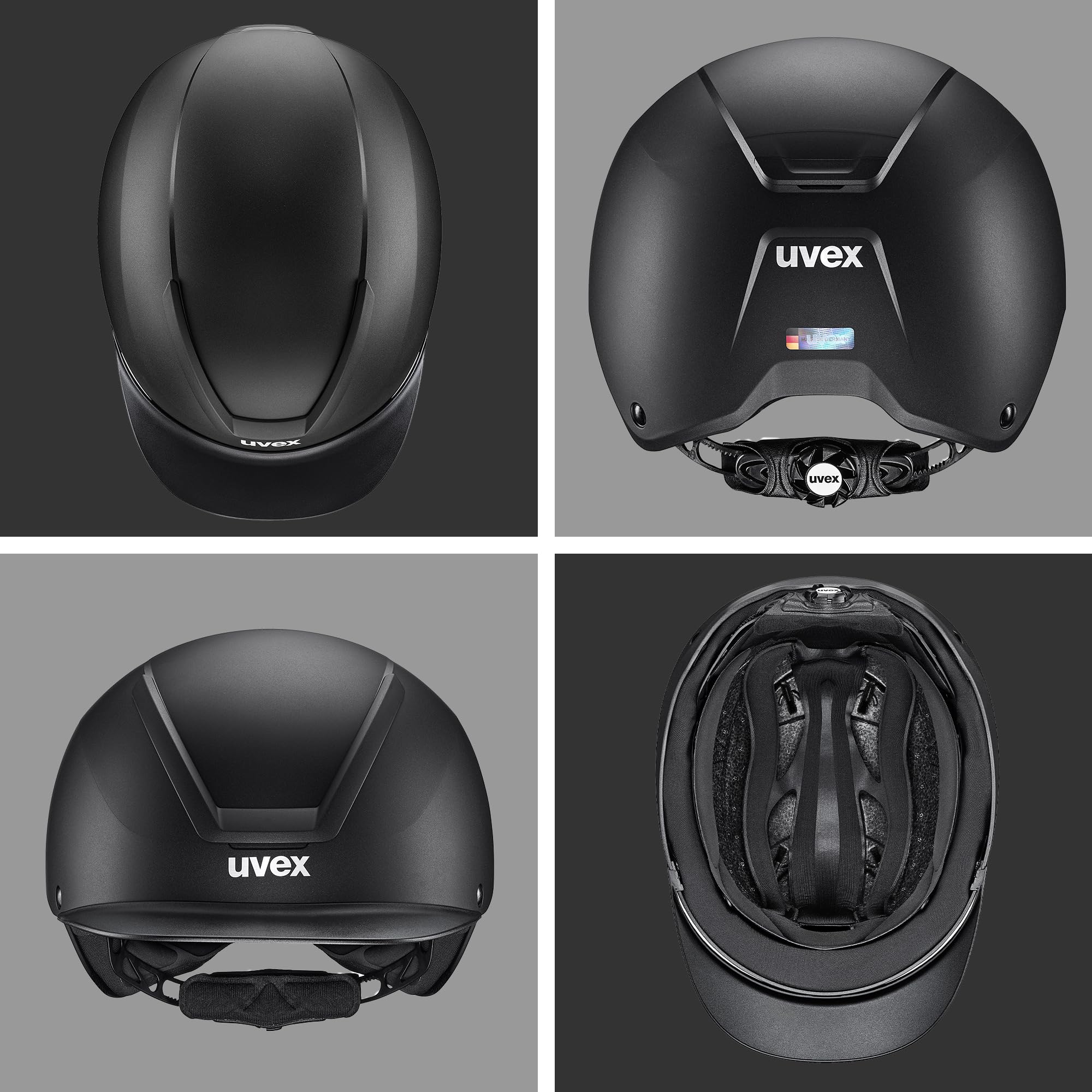 uvex ixxo Active Unisex Reithelm | Leicht, Individuelle Größenanpassung