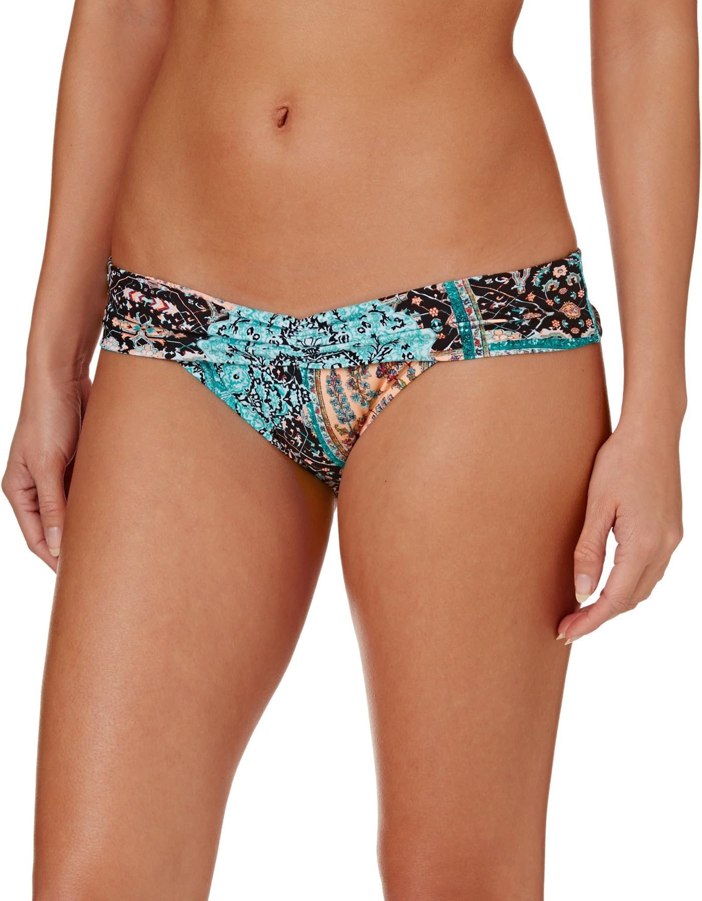 Seafolly Moroccan Moon V Band Brazillian Pants Atlantic AU 14 (US 10)